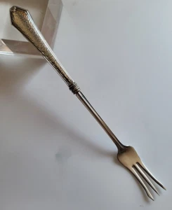 Sterling Silver Webster WSC9 Long Hollow Handle Pickle / Olive Fork - Picture 1 of 8