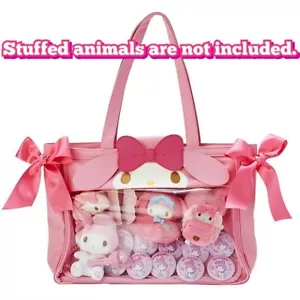 Bolso de Mano Sanrio My Melody Kawaii Frontal Lado Transparente Hello Kitty Friend Como Nuevo - Imagen 1 de 8