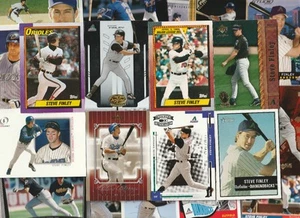 Nice Steve Finley lot 50 different cards w/oddballs+ ARIZONA DIAMONDBACKS! - Picture 1 of 2