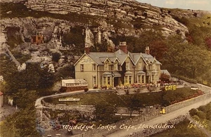 WYDDFYD LODGE CAFE LLANDUDNO CAERNARVONSHIRE POSTKARTE ca. 1950er FRITH LDO 546 - Bild 1 von 2