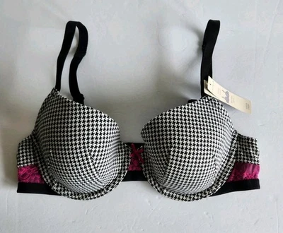 Sujetador camiseta con aros multicolor Cacique Lane Bryant para mujer 36D nuevo con etiquetas Foto 1 de 4