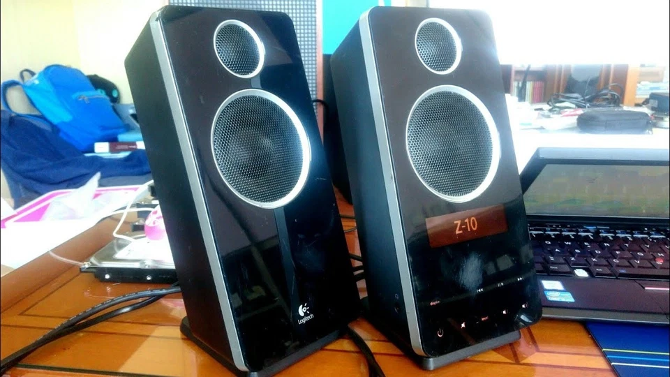 Logitech Z-10 2.0 Desktop Speakers, USB Or 3.5mm Input - Image 1 of 1