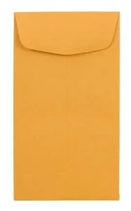 Limited Papers Coin and Small Parts Open End Envelopes - BrownKraft (#6 Coin Env - Picture 1 of 1