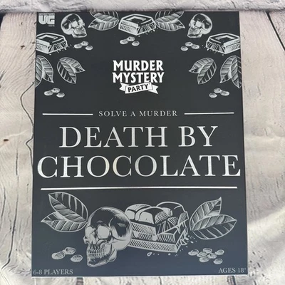 Murder Mystery Party Death By Chocolate by University Games - New Open Box - Image 1 of 3