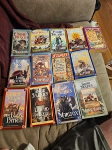 REDWALL LOT 0f 13 Brian Jacques Lone Patrol, Marlfox, Moss Flower, Mattimeo - Imagen 1 de 5