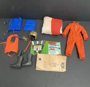 969 GiJoe Gi Joe 12" Test Pilot Fantastic Free Fall Adventure Parachute Set LOOK - Picture 1 of 20