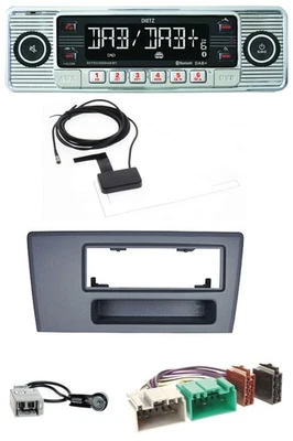 Dietz Bluetooth USB MP3 DAB Autoradio für Volvo S60 S70 C70 V70 00-03 dunkelgrau - Bild 1 von 4