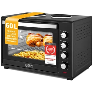 Minibackofen 60 Liter Drehspieß Mini Backofen Umluft Freistehend TZS *B-Ware* - Bild 1 von 9