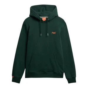 Superdry Essential Logo Hoodie Smaragdgrün - Bild 1 von 3