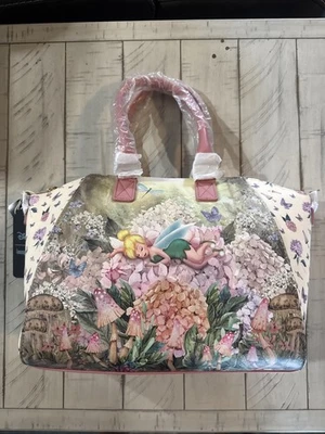 Loungefly Disney Napping Tinker Bell Flower Satchel Bag - Image 1 of 2