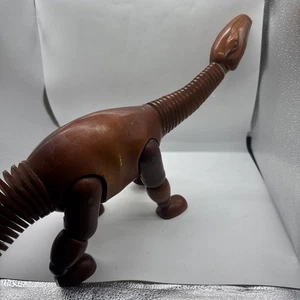 Dinosaur Mannequin With Flexible Neck Wooden dinosaur mannequin model - Picture 1 of 6