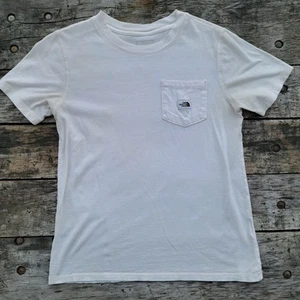 Camiseta para mujer The North Face pequeña de manga corta con logotipo blanca - Imagen 1 de 7