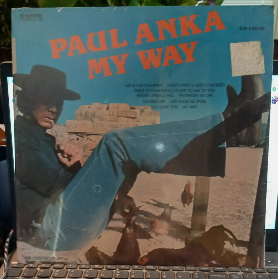 PAUL ANKA: My Way EMUS 12" LP 33 RPM POP Compilation 1978 sealed - Image 1 of 1