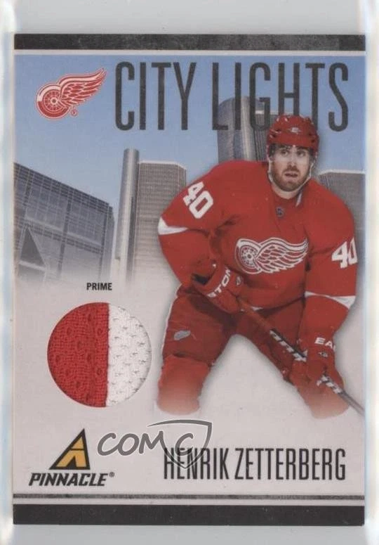 2010-11 Panini Pinnacle City Lights Materials Prime /25 Henrik Zetterberg #52 - Image 1 of 2
