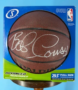 Bob Cousy Boston Celtics Signed Official NBA Basketball JSA Authenticated in Box - Picture 1 of 9