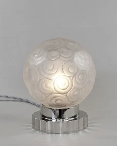 SABINO : FRENCH 1930 ART DECO LAMP #1             .. muller daum era 1925 France - Picture 1 of 12
