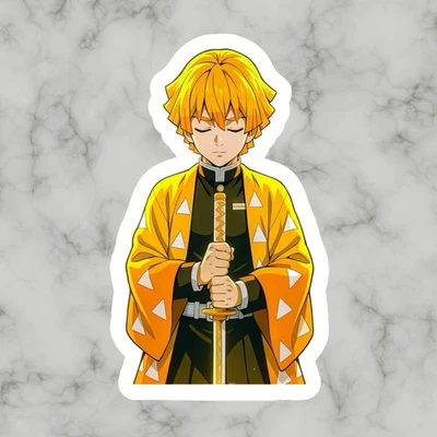 Zenitsu Agatsuma, Lightning Demon Slayer Kimetsu No Yaiba Vinyl sticker Decal - Image 1 of 2
