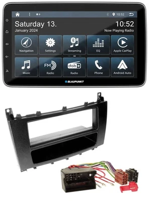 Blaupunkt USB DAB SD MP3 Bluetooth Autoradio für Mercedes CLK W209 C-Klasse W203 - Bild 1 von 4