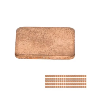 100x Copper Pad Shim Thermal Conductivity Burr Free Copper Shim Heatsink For CB - Afbeelding 1 van 43