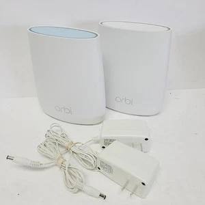 NETGEAR Orbi RBR20 Router + RBS20 Satellite WiFi Mesh System – Tri-Band AC2200  - Picture 1 of 6