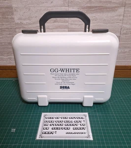Sega Game Gear WHITE Japan GG *GREAT CASE - HOLY GRAIL VERSION FOR COLLECTION* 2 - Picture 1 of 3