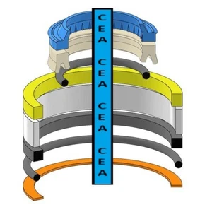 L99170 Atta Rotate Cylinder Seal Kit Fits Gehl 552 553 - Picture 1 of 1