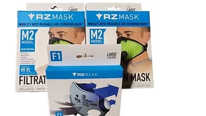 RZ Mask - Large Set Of 2 W/ Extra Filters - Neon Green - Bild 1 von 3