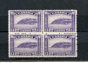 Canada #201 (C807) block of 4, Citadel at Quebec 13¢ dull violet, MNH, CV$300.00 - Picture 1 of 2