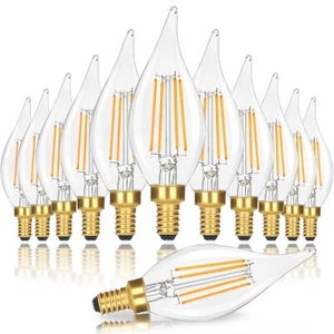 Dimmable E12 Candelabra LED Light Bulbs 40W Equivalent, 2700K Soft Warm White... - Picture 1 of 7