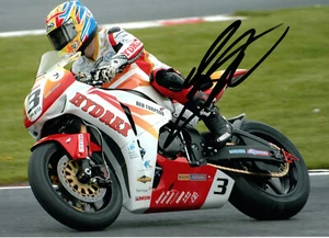 Motor Bike Rider BSB Stuart Easton Hand Signed Photo Autograph 7x5" AG - Picture 1 of 1
