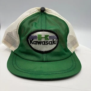 Vintage Kawaskai Green Youth Kids Snapback Hat - Picture 1 of 8