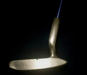 Vintage Matzie Velvet Touch Charger wood & brass putter RH U.S.A. - Picture 1 of 8