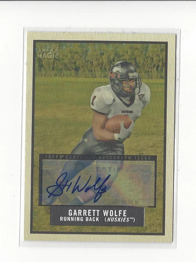 2009 Topps Magic #189 Garrett Wolfe AUTOGRAPH Northern Illinois Bears SP! - Image 1 of 1