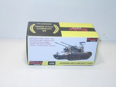 N158 Box Refurbished Dinky Toys For Char Guepard Leopard Anti-Aircraft Militaire - Image 1 of 3