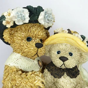Large Teddy Bear Figurine Statue by Young's Cottage Chic Nursery Decor - Picture 1 of 10