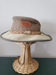 The Original Rogue Handcrafted Hat Breezy Sun Vent Safari Suede Leather - Picture 1 of 8
