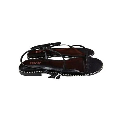 Bar III Women Ankle Strap Flat Sandal Black 8.5M new with box (lot 1181) - Image 1 of 4