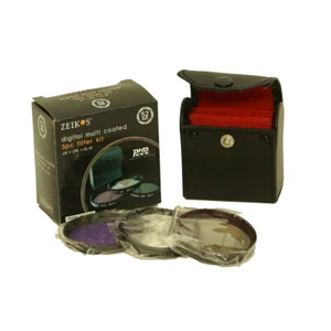Zeikos Digital Multi Coated 49mm 3 PC Filter Kit UV+PL+FL-D - Picture 1 of 1