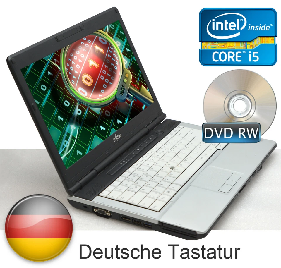 FSC FUJITSU LIFEBOOK S781 DVDRW WLAN BLUETOOTH 120 GB SSD HDD INTEL i5 PROZESSOR - Bild 1 von 1