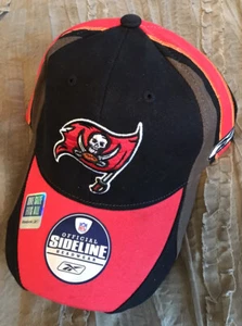 TAMPA BAY BUCCANEERS Football REEBOK Black VINTAGE Sewn One Size Hat NEW Cap NFL - Picture 1 of 3