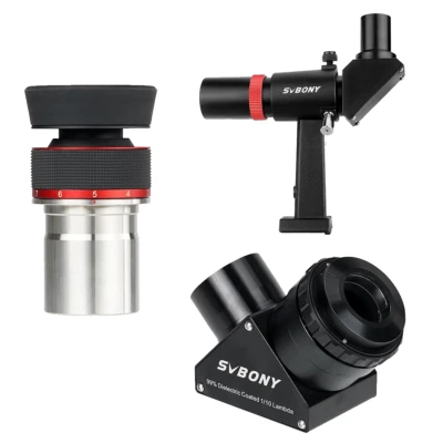 Ocular zoom SVBONY SV215 1,25" 3-8 mm + 2 pulgadas 90° diagonal + mira telescópica SV182 Foto 1 de 4