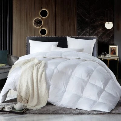 Down Duvet Double 200cm x 200cm Luxury Supreme Quality Natural Quilt Bedding - Image 1 of 3
