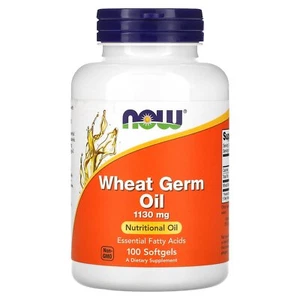 Now Foods Wheat Germ Oil 1130 mg 100 Softgels GMP Quality Assured - Picture 1 of 3