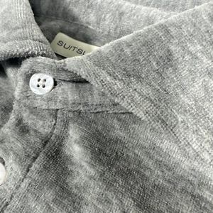Polo uomo Suitsupply nuova senza etichette piccola S elasticizzata grigio tessuto spugna - Foto 1 di 7