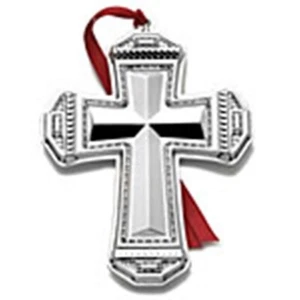 2008 Tuttle Pantheon 1st Annual Sterling Silver Christmas Cross Ornament Pendant - Picture 1 of 1