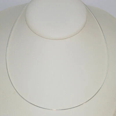 5 pezzi 16,5" 42 cm argento sterling 925 tondo OMEGA collane a catena lotto - Immagine 1 di 4