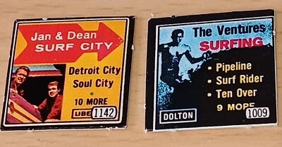 CASA DE BONECAS VINTAGE DÉCADA DE 1960 MINIATURA 7/8" Mattel BARBIE JAN & DEAN THE VENTURES 2 - Imagem 1 de 4