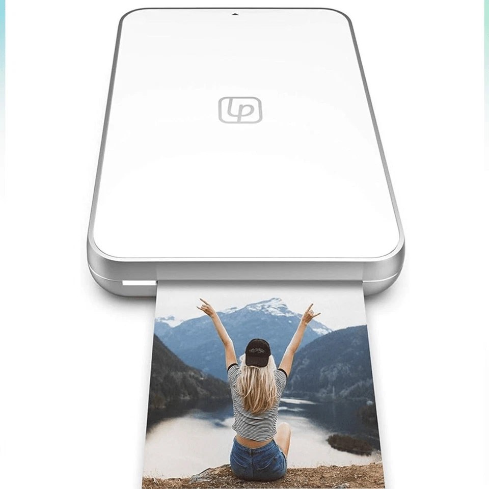 Life Print Ultra-Slim Portable Photo and Video Printer in White. New in Box! - Image 1 of 4