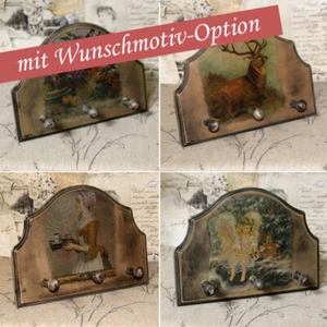 Tira de ganchos vintage llave llavero gancho llave gancho hecho a mano Shabb - Imagen 1 de 11