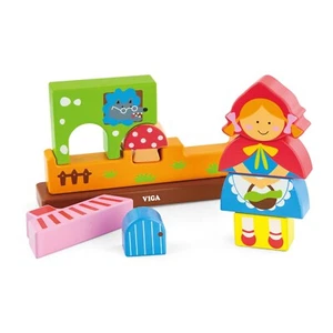 Wooden Red Riding Magnetic Puzzle - Picture 1 of 5